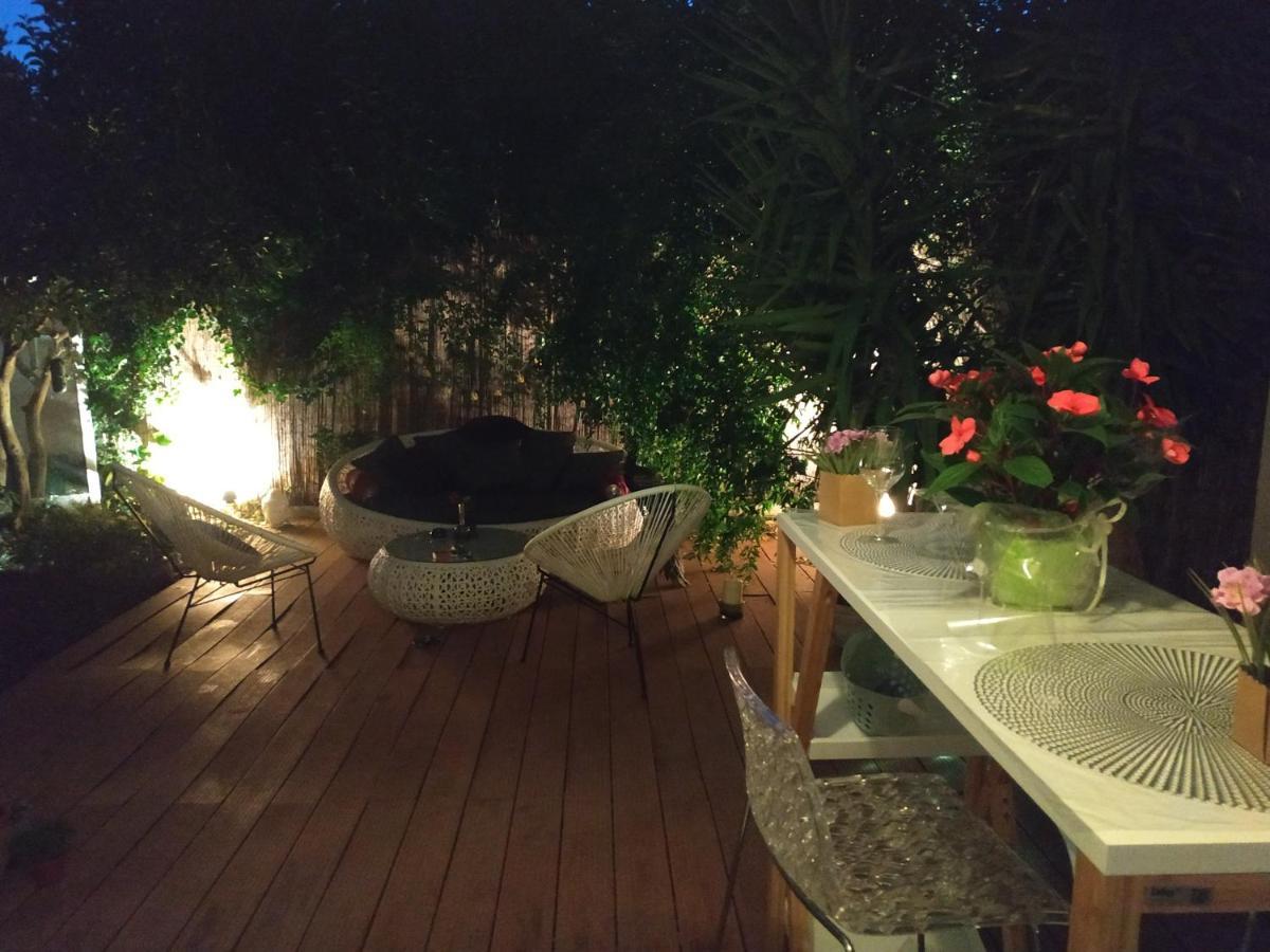 Appartement REZ DE JARDIN avec SPA entre la MER et Montpellier 10mn Lattes Extérieur photo